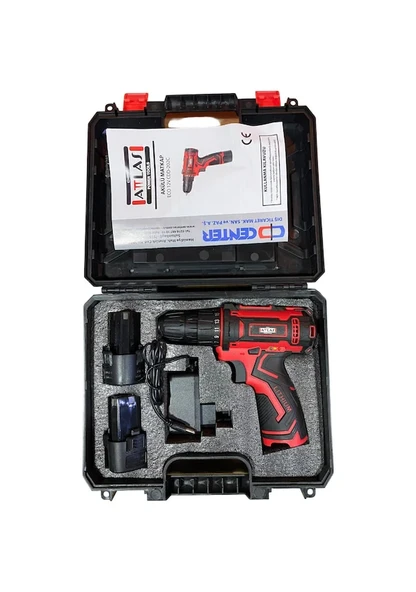 Attlas Eco 12V 2.0 AMPER CDD-202C Akülü Matkap-A0104086 - 4