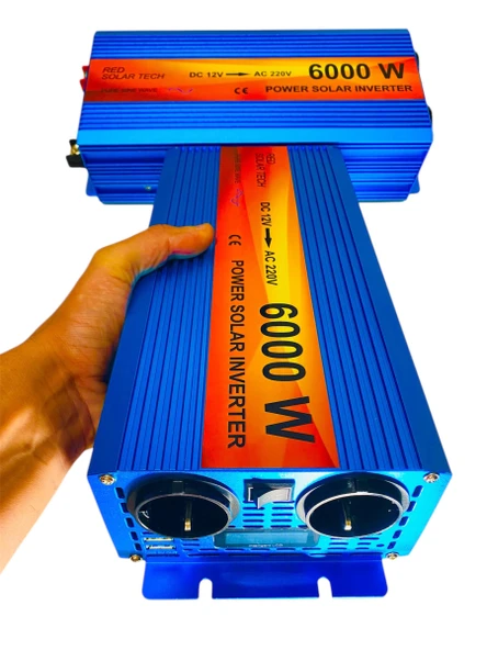 inveter  redstartech 6000 watt tam sinüs  12 watt 220 watta çevirici