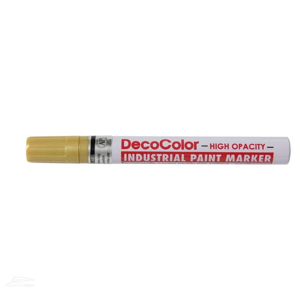 Marvy Industrial Paint Markör Gold - Suya ve Isıya Dayanıklı - 4