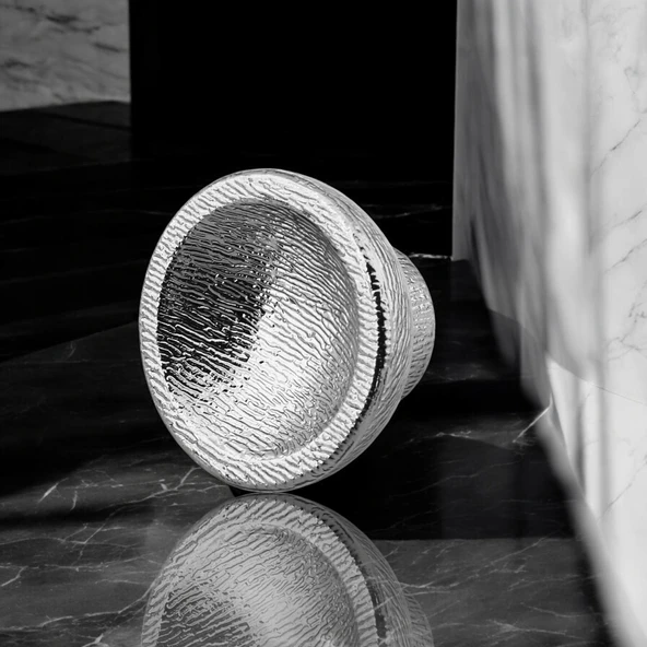 Mobilya Mutfak Dolap Dolabı Çekmece Kulpu Kulbu Plastik Altın Tek Vida Gümüş Düğme Kulp Krom 10 Adet - Resim 4