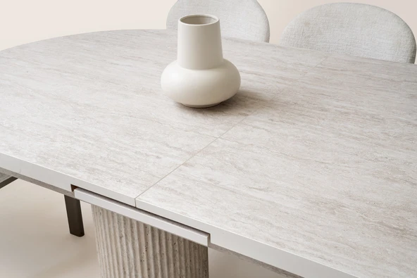 MİLANO AÇILIR MDF MASA+6 SANDALYE - Resim 3