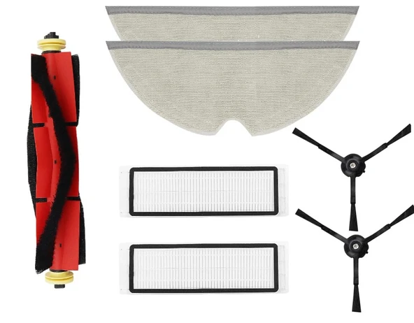 Roborock S6 Max Robot Süpürge Uyumlu 7'li Yedek Parça Seti