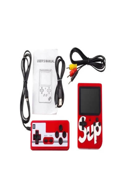 QÜMÜŞ SUP Taşınabilir Mini Atari Oyun Konsolu - 400 Retro Oyun, Eğlence Yanınızda - 4