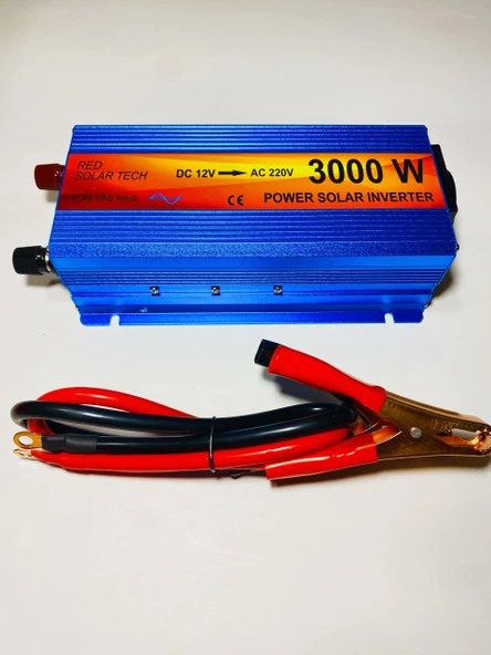inverter ( 3000 watt Tam Sinüs  12watt 220watta çevirici )