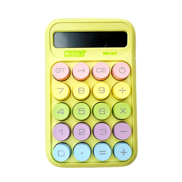 Muggle MU-541 Masaüstü 10 Haneli  Pilli Hesap Makinesi Yeşil - 2