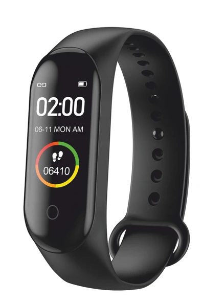 Markanyon M4 Akıllı Bileklik Smart Bracelet Adım Sayar Nabız Ölçer Spor Modu, Smart Wristband - 3