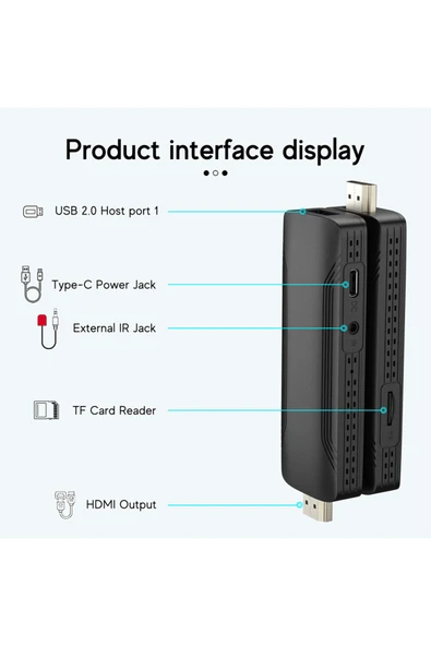Choice H313 Android 10 TV Stick HDR Set Top OS 4K 1080P WiFi 6 2.4/5.8G Smart TV Sticks For Google YouTu... - 6