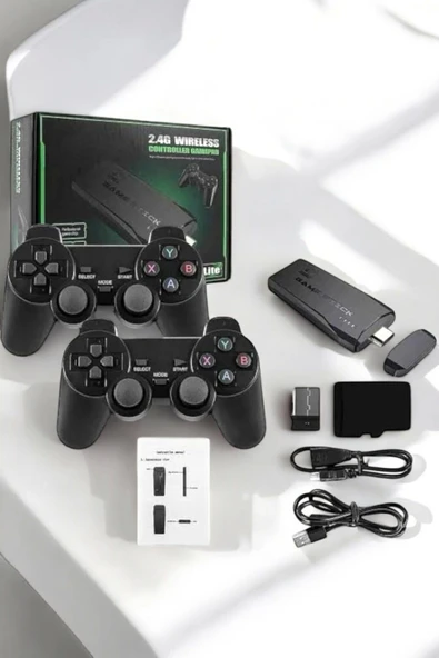 teknodayım Gaming Atari 2.4g Uyumlu Kablosuz Çift Kol Game Stick - 5