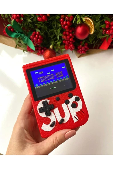 QÜMÜŞ SUP Taşınabilir Mini Atari Oyun Konsolu - 400 Retro Oyun, Eğlence Yanınızda - 2