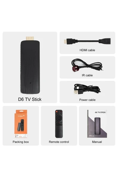 Choice H313 Android 10 TV Stick HDR Set Top OS 4K 1080P WiFi 6 2.4/5.8G Smart TV Sticks For Google YouTu... - 7