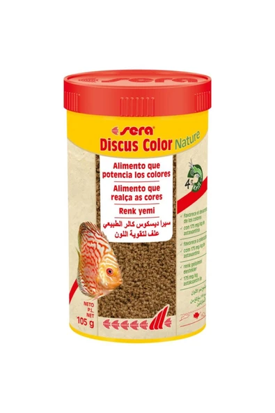 Sera Discus Color Nature Balık Yemi 250 Ml 105 Gr
