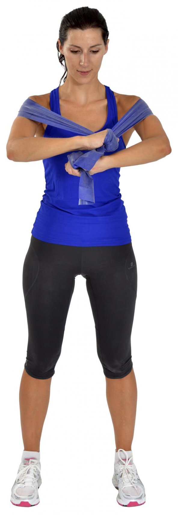 MAXİ PİLATES & YOGA EGZERSİZ BANDI , THERABAND MAVİ RENK(GÜÇLÜ) 1 MT - 2