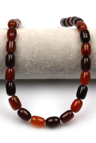 Akik Doğaltaş Dizi 10 x 14 mm Boru Kesim - Resim 2