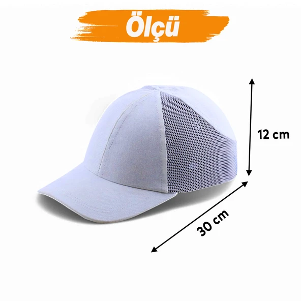Hafif İş Güvenlik Darbe Koruyucu Koruma Baş Şapkası Bareti Unisex Kamuflaj Beyzbol Tarzı Kask Şapka - 2