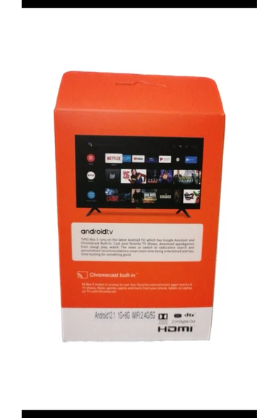 Turuncu TVR3 TV Stick Uyumlu 1080P 4K Android 12.1 + 16GB Wifi 2.4G 5G BT 5.0 akıllı medya oynatıcı tv Stick - 3