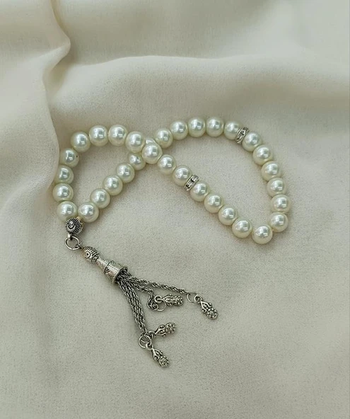 Tesbih 33 lük 07 mmTespih İnci Görünümlü - 4