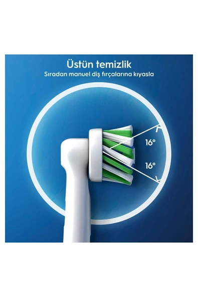 Diş Fırçası Yedek Başlığı Clean Maximiser Cross Action 6 Lı - 4