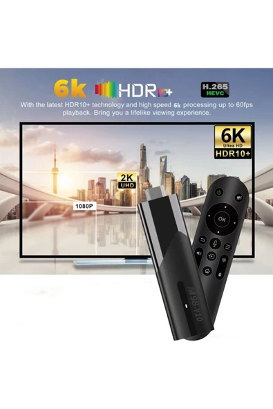 Choice Y10 ATV TV Stick Android 13 H618 Quad Core Cortex A53 HD 6K 2GB 16GB Voice Assistant Smart TV Box... - 2