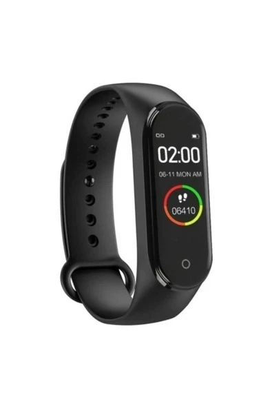 Siyah Bluetooth Siyah M4 Akıllı Bileklik