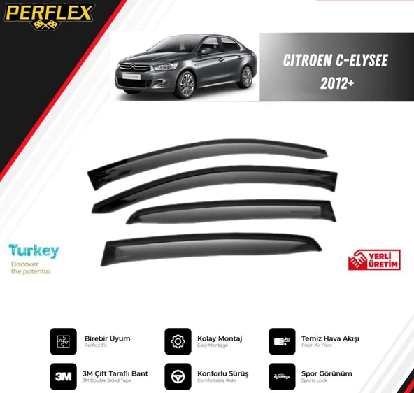 CAM RÜZGARLIĞI V2 DÜZ CITROEN C-ELYSEE 2012+