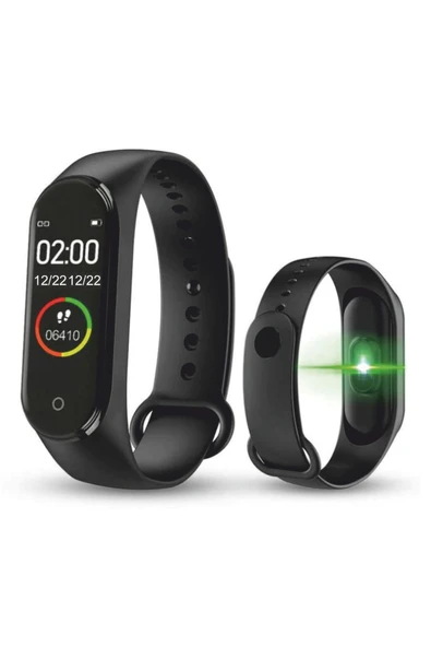 Markanyon M4 Akıllı Bileklik Smart Bracelet Adım Sayar Nabız Ölçer Spor Modu, Smart Wristband
