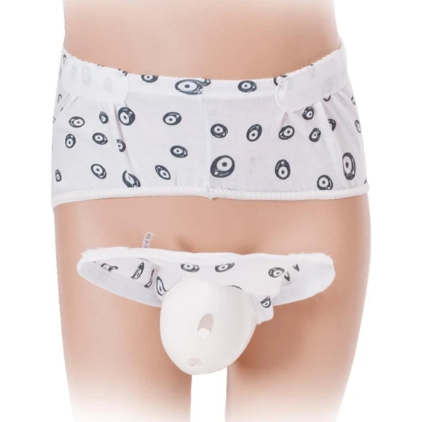 Önden Açılır Sünnet Külodu ART-232 Beyaz - 2