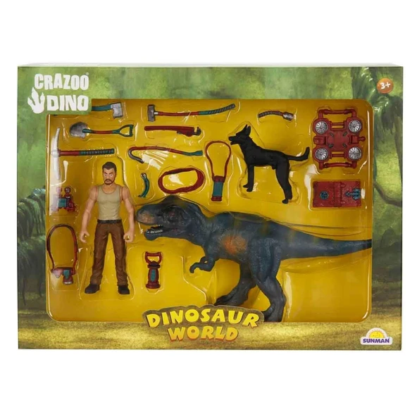 43111 Crazoo Dinozor Figürlü Oyun Seti - 1 Adet Stokta Olan Gönderilir - 2