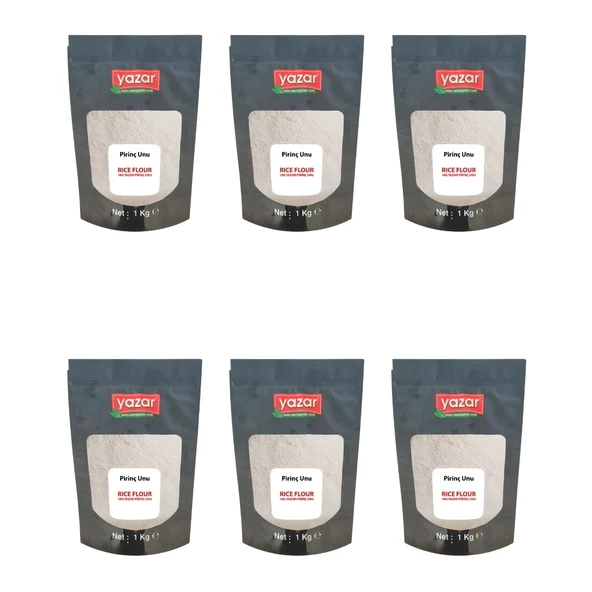 1 Kg x 6 Paket Yazar Pirinç Unu - Resim 2