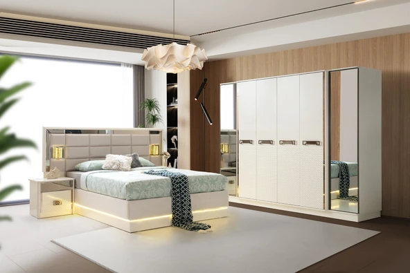 DELÜX MDF BAZALI YATAK ODASI ürün görseli 1