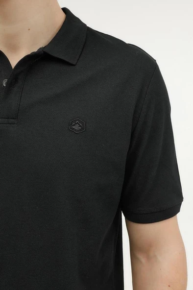 Lumberjack MB CT953 POLO T-SH 5FX 101939533 Erkek Tişört Siyah S-XXL - 3