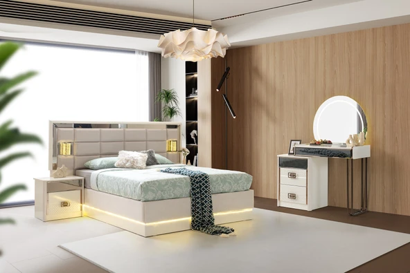 DELÜX MDF BAZALI YATAK ODASI - Resim 2