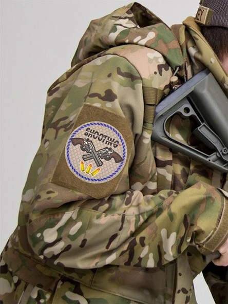 Rovelver Tabanca Shooting - Cırt - Patch - Peç - Arma - 8 cm - 5