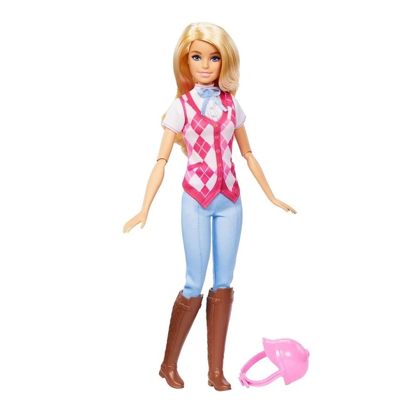 HXJ38 Barbie Binici Bebek - Malibu -Barbie Mysteries: The Great Horse Chase - 2