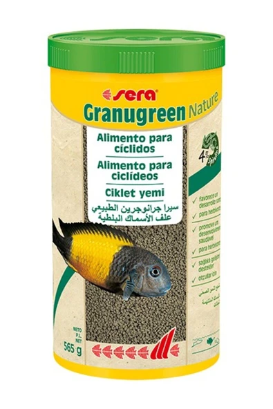 Sera Granugreen Nature Bitkisel Balık Yemi 1000 Ml