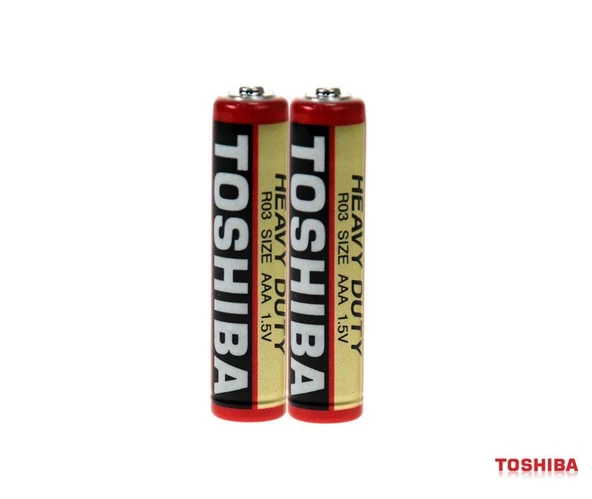 2 ADET Toshiba R03UG AAA İnce Kalem Pil