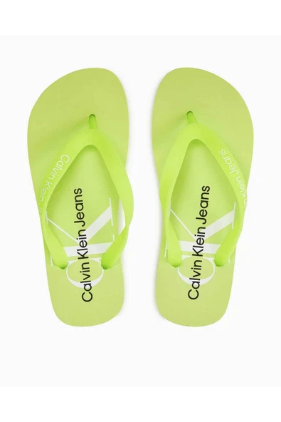 Calvin Klein Beach Sandal Monogram Tpu Kadın Terlik, Yeşil - 3