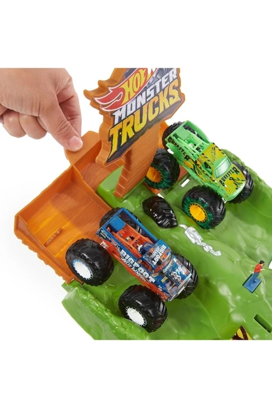 HOT WHEELS  Monster Trucks Heyecanlı Yarışlar Oyun Seti  HGV12 - 4