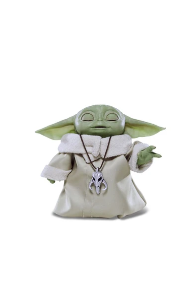 Star Wars Baby Yoda Sesli ve Hareketli Animatronic Figürü - Koleksiyonluk Hediye - 3