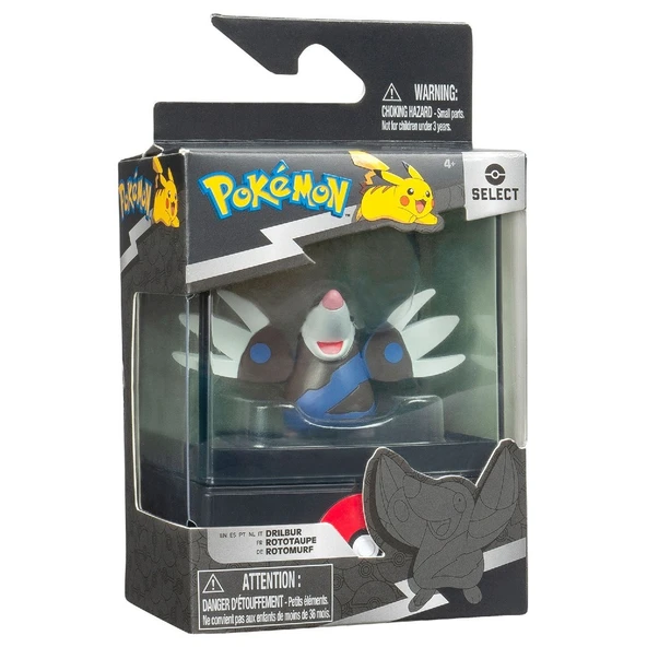 Pokemon Select Seri Sergi Kutulu Figür Drilbur - 4