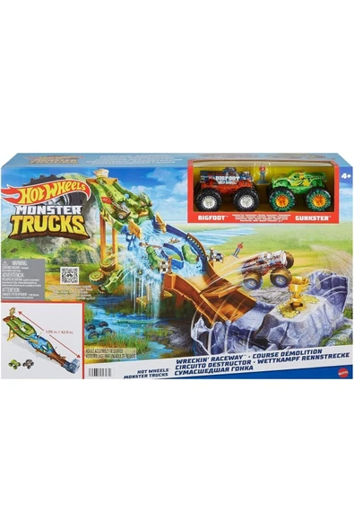 HOT WHEELS  Monster Trucks Heyecanlı Yarışlar Oyun Seti  HGV12 - 7