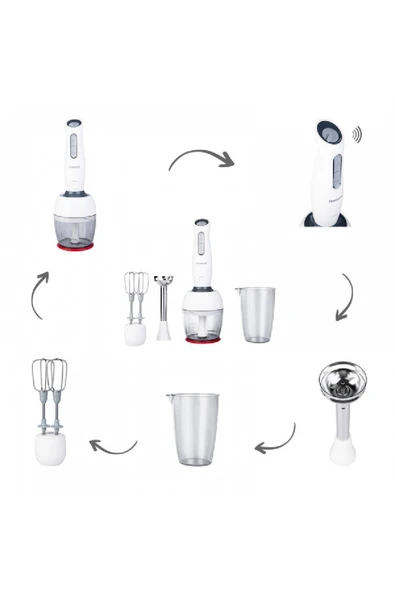 Handmaid 1904h Bulut Kremi Blender Set - 7