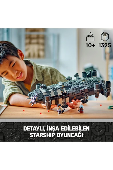 Blg : Skeleton Crew Onyx Cinder Uzay Aracı Seti 75374-10 Yaş ve Üzeri  Sevenler için Yaratıcı - Resim 7