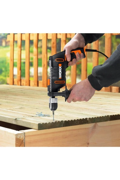 Worx WX317.2 600 W Profesyonel Darbeli Matkap - 5