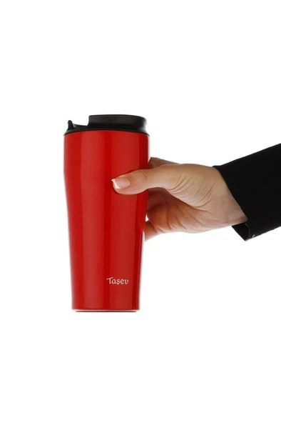 Bambum Pira - Bardak Termos Kırmızı 400 ml - 2