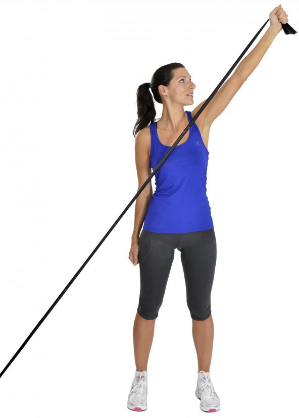 MAXİ PİLATES & YOGA EGZERSİZ BANDI , THERABAND SİYAH RENK(EN GÜÇLÜ) 1 MT - 3