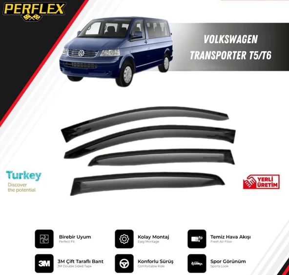 CAM RÜZGARLIĞI V2 MUGEN VW T5/T6 4'LÜ 2003+