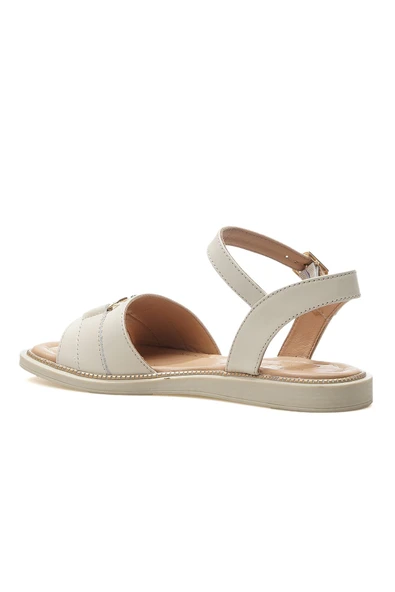 Venüs 2512203Y Kadın Hakiki Deri Tokalı İnce Taban Sandalet - 9