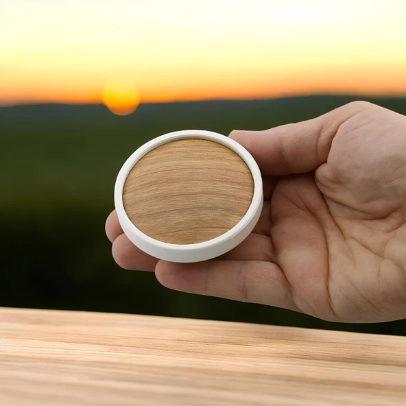 Mobilya Kulp Düğme Ahşap Desenli Aytaşı Çekmece Mutfak Dolabı Dolap Kulpu Kulbu Kulpları 10 Adet - Resim 4