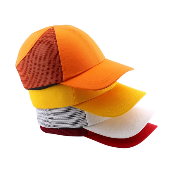 Hafif İş Güvenlik Darbe Koruyucu Koruma Baş Şapkası Bareti Unisex Kamuflaj Beyzbol Tarzı Kask Şapka - 3