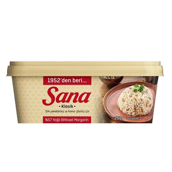 Sana Klasik Kase 250 Gr 6 Adet - 2